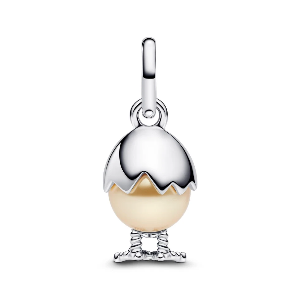PANDORA Schmuck Charm-Anhänger Süßes Küken Silber 793748C01 - Bild 2 von 4
