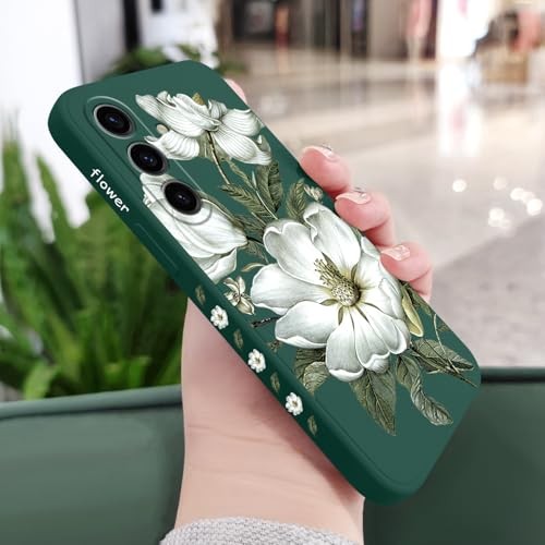 for Samsung S24 FE Case Soft Silicone for Samsung Galaxy S24 FE Cotton Green - Zdjęcie 3 z 8
