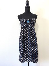 Zimmermann Size 1 ( AU 8 ) Strapless Bubble Dress W Pockets Button Detail