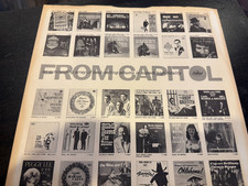 12" Capitol Company Inner Sleeve From Capitol VG SLEEVE ONLY for LP's