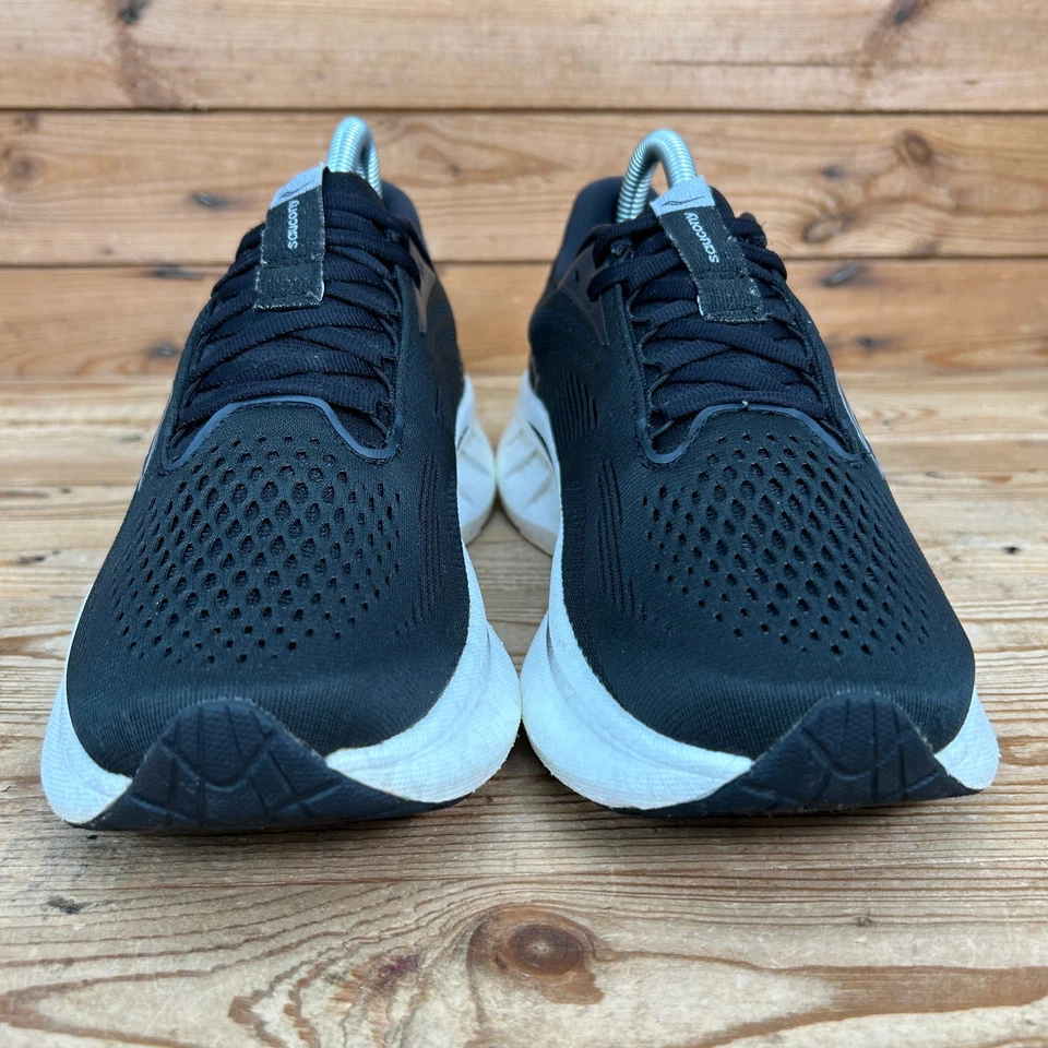 Saucony Trainers Womens Size UK 5 Ride 18 Wide Black White Running Gym Shoes - Image 4 of 4