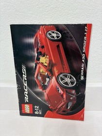 Lego Instruction Manual Book #8671 Racers Ferrari 430 Spider 1:17 FREE SHIPPING