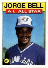 1986 Topps #718 Jorge Bell Toronto Blue Jays All Star