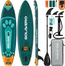 Inflatable Paddle Stand Up Board Accessories,11'6"x35" Wide Stable SUP Board