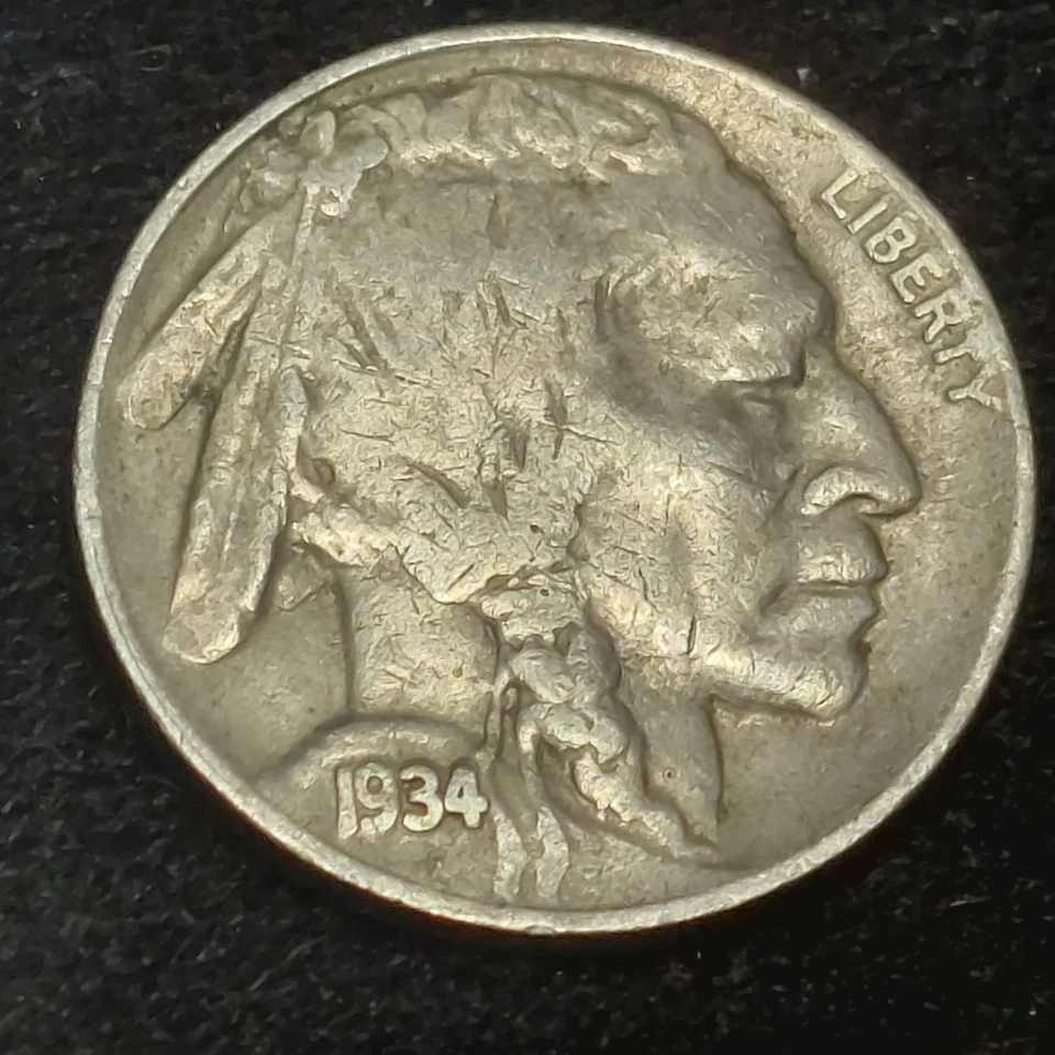 1934-D BUFFALO NICKEL ~ BETTER DATE COIN ~ VF VERY FINE - Image 3 of 4