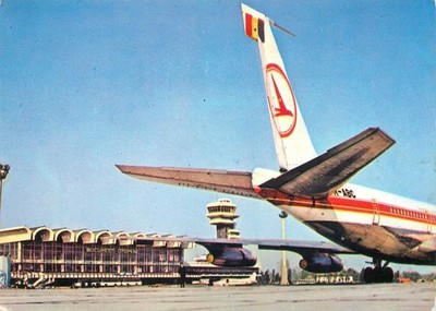 B517 Bucharest Otopeni Airport postcard