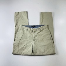 Banana Republic Gavin Chino Pants Beige Flat Front Men  s Size 32x32