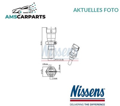 KÜHLMITTELTEMPERATURSENSOR HINTEN 207019 NISSENS NEU OE QUALITÄT