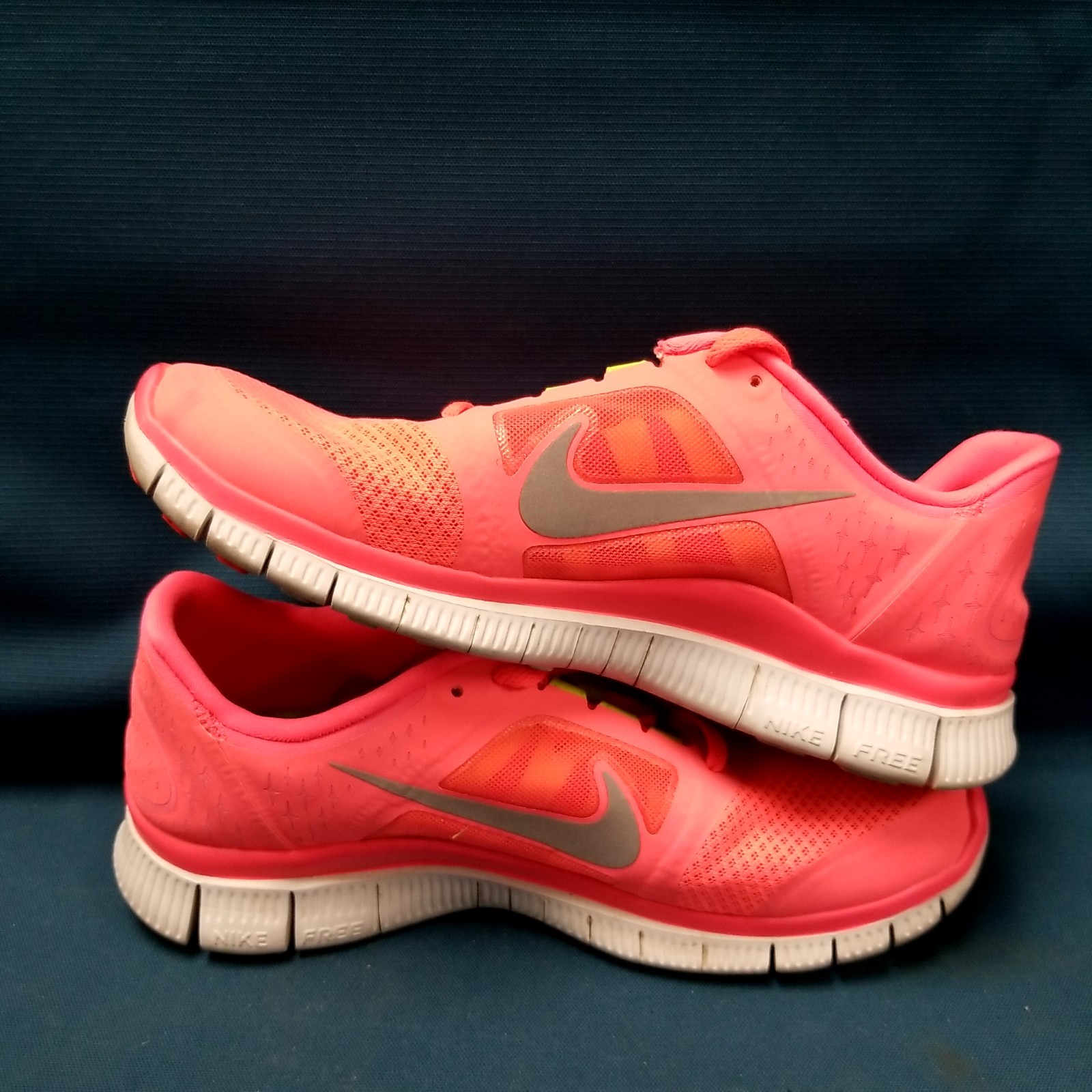Nike Free Run 3 Punch Pink Volt Running Shoes 510643-600 Women's Sz 9.5 thumbnail 2