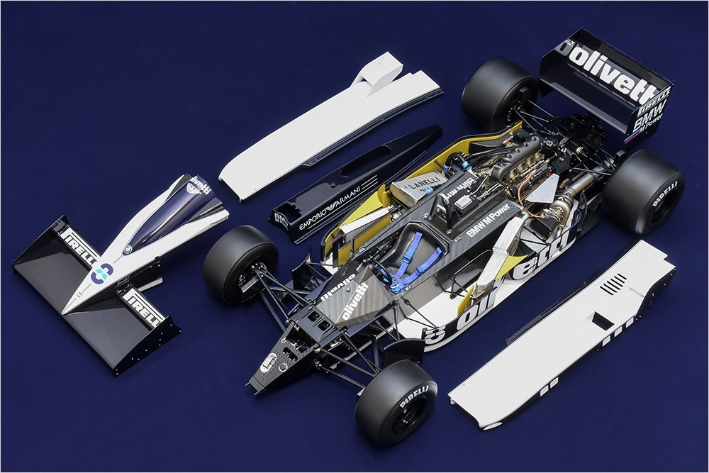 Model Factory Hiro 1/12 Fulldetail Kit Brabham BT55 K855 from