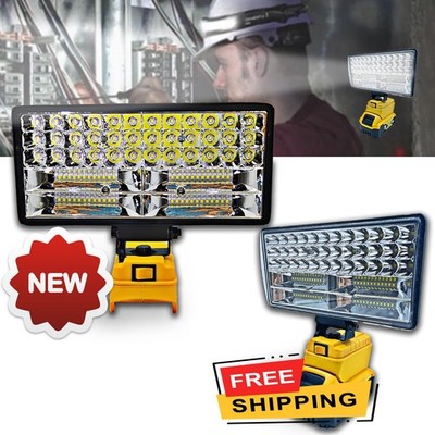 Linterna de trabajo LED inalámbrica compatible con baterías Dewalt de 20 V, 90 W