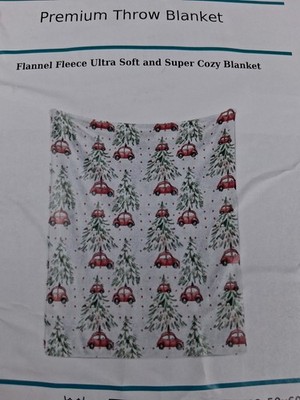 Premium Throw Fleece Blanket 50x60 Super Soft