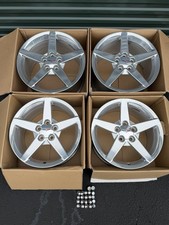 2005-2007 Chevrolet Corvette Polished 1819 Oem Wheels Rims W Caps Lugnuts 2005-2007 Chevrolet Corvette Polished 1819 Oem Wheels Rims W Caps Lugnuts