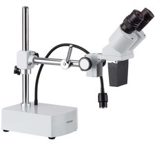 Microscopio estéreo binocular AmScope SE400-Z 10X-20X LED con brazo de pluma + LED