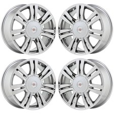 18 Cadillac Srx Bright Chrome Wheels Rims Factory Oem Set 4664