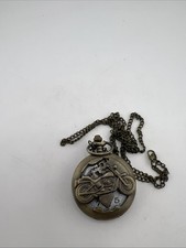 Motorcycle Pocket Watch With Chain