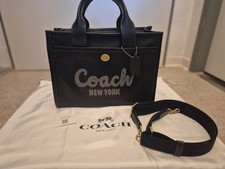 Coach Cargo Tote Bag Leder schwarz (wie neu)