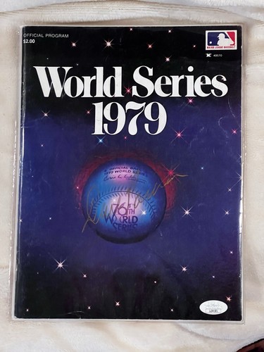 Dave Parker  1979 WORLD SERIES World Series PROGRAM CHAMPS SIGNED JSA COA Rare - Picture 3 of 5