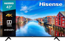 Hisense 43-Inch Class H6570G 4K Ultra HD Android Smart TV with Alexa Compatibili