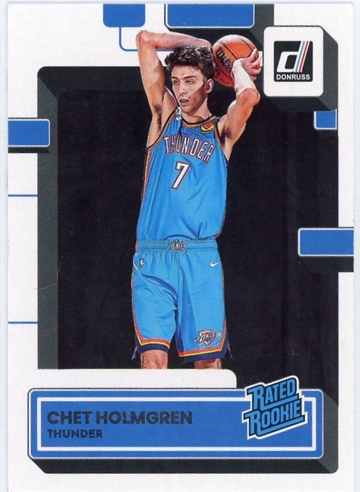 2022-23 Panini Donruss - Rated Rookie Chet Holmgren #202 (RC)