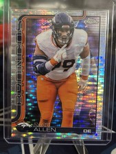 2025 Topps Chrome Football Zach Allen Hyper Refractor #95