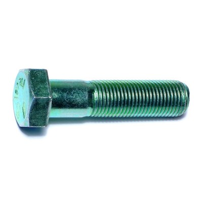 1/2''-20 x 2'' Green Rinsed Zinc Grade 5 Hex Cap Screws (37 pcs.)