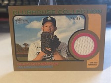 2022 Topps Heritage High Number Clubhouse Collection Gold Clayton Kershaw /99