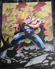 Homelander Original comic art signed by ANTONY STARR 11×15 with COA Mike Phillip — photo 1