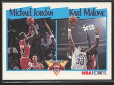 1991-92 Hoops #306 Michael Jordan / Karl Malone LL