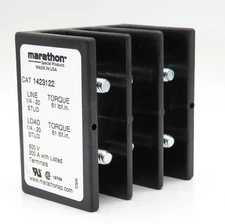 Marathon 1423122 142 Series 3-Pole 200A Power Terminal Block
