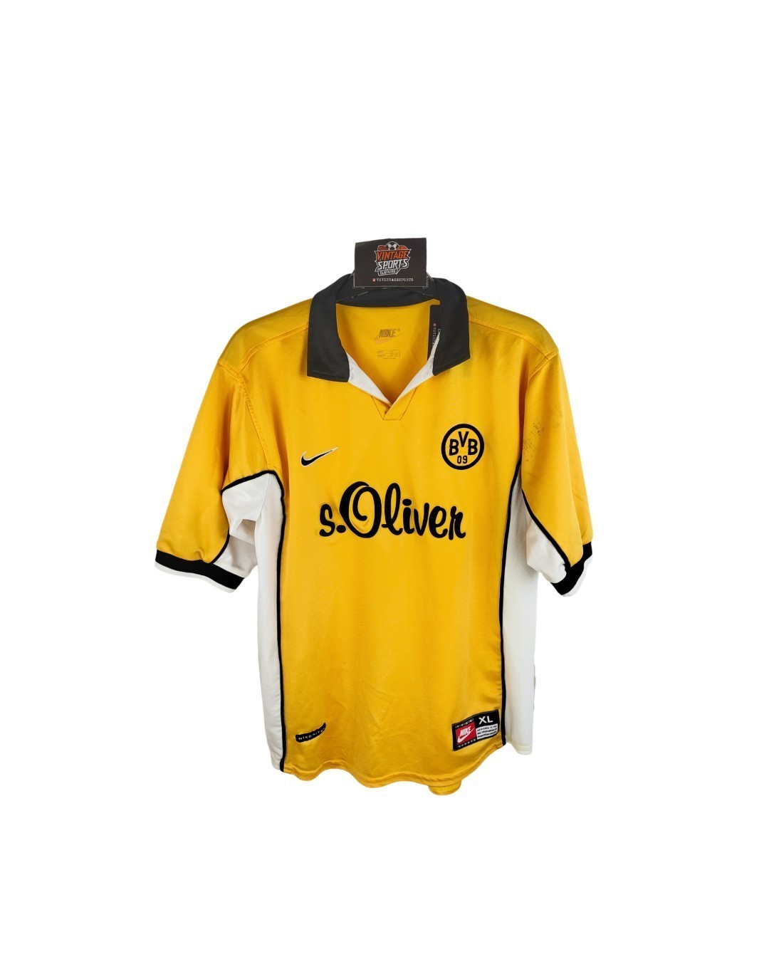 Vintage Borussia Dortmund Home Football Shirt 1998-1999 Nike Trikot jersey