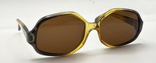 Vintage Terri Brogan 8707-50 Brown Oval Sunglasses W/ NEW LENSES Canada