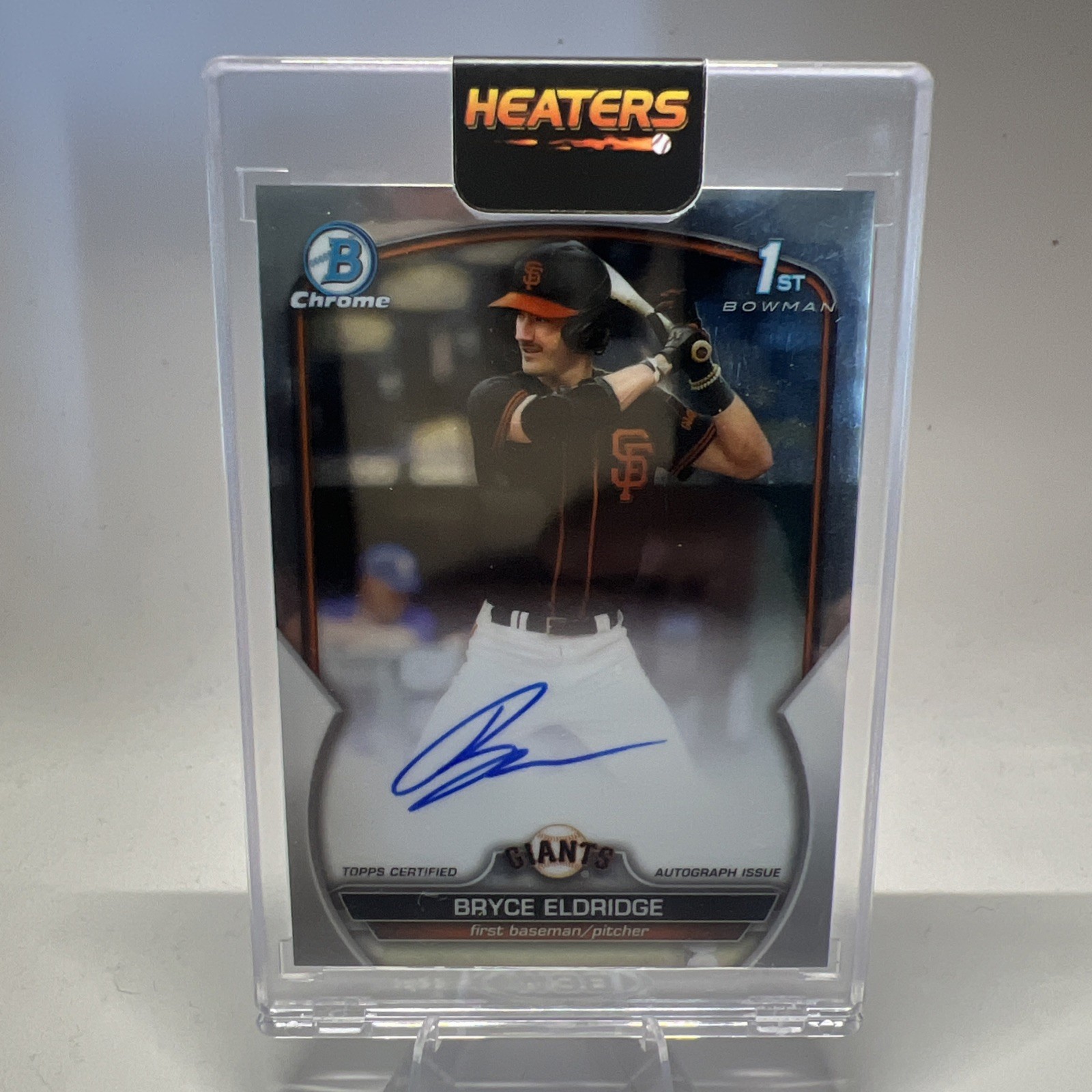 2023 Bowman Draft 1st Chrome Prospect Autographs Bryce Eldridge #CDA-BE (AU, RC)