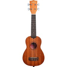 Kala Satin Mahogany Soprano Ukulele No Binding