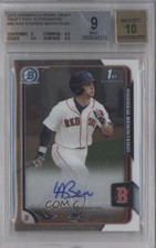 2015 Bowman Draft Chrome Pick Andrew Benintendi #BCA-AB BGS 9 MINT Auto 5qi