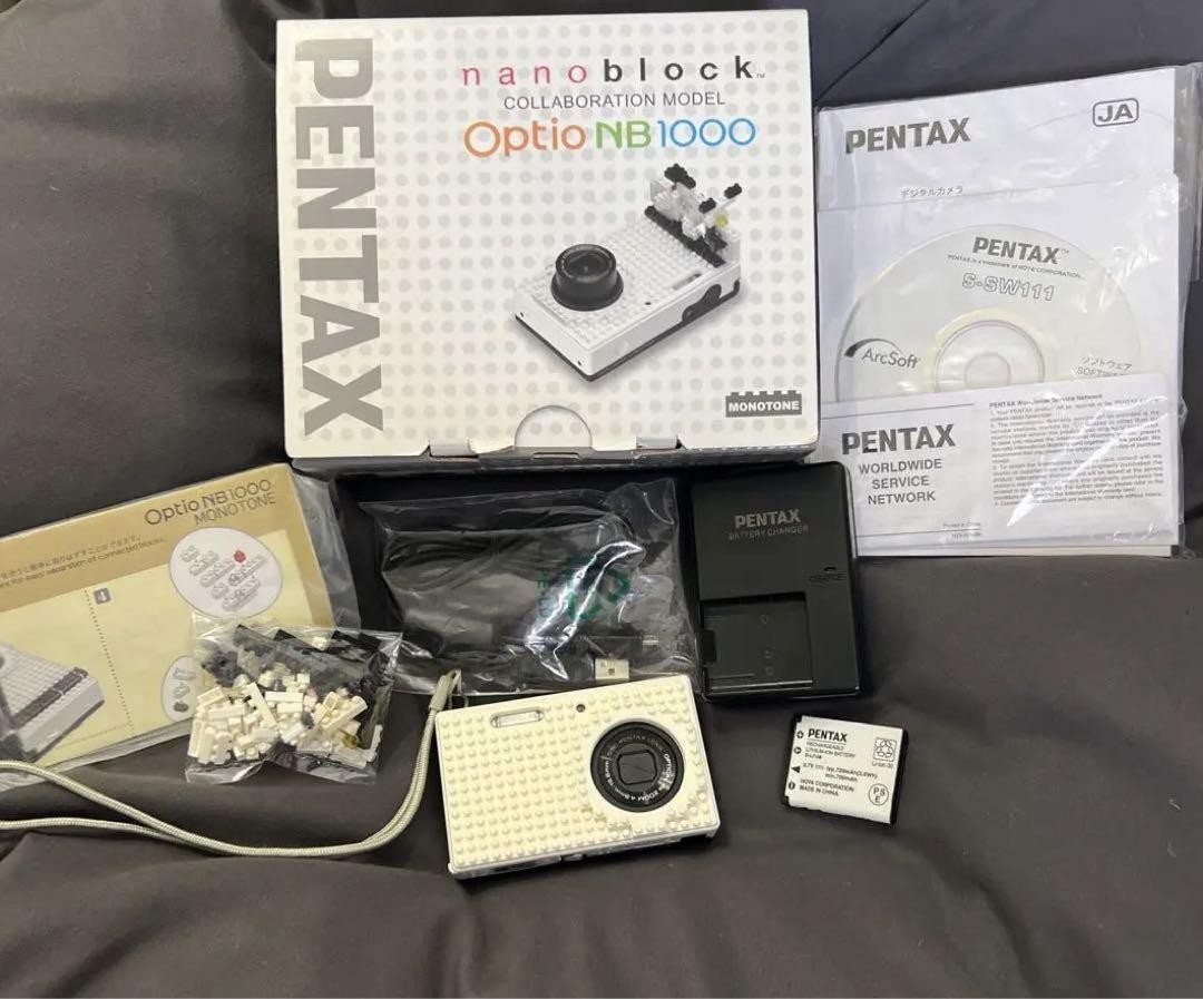 PENTAX NANOBLOCK Optio NB1000 MONOTONE Optical Zoom Digital