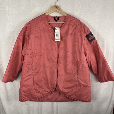 Adidas My Shelter 4-1 Womens Jacket Coat Hazy Rose GL1002 Liner Only Large NWT