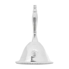 Altar Bell - Silver Plated - 3 Inches H Pentacle
