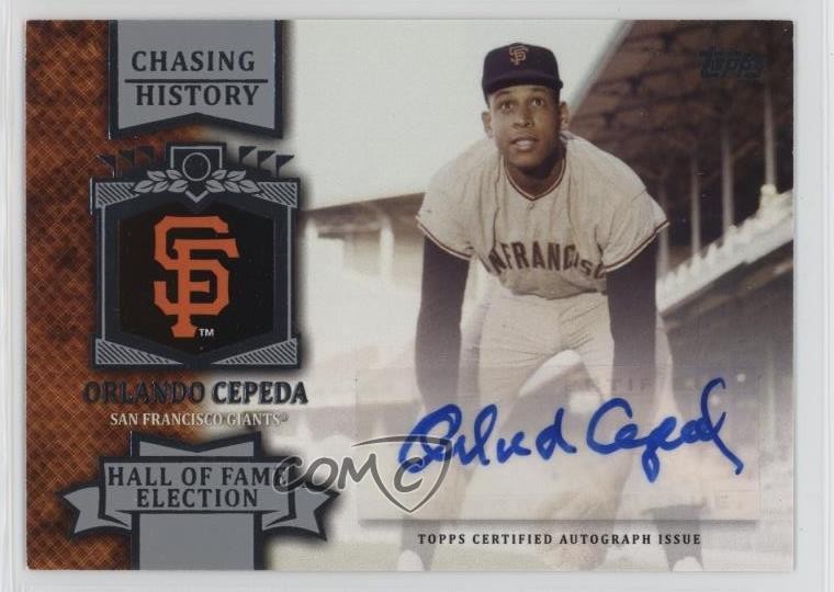 Orlando Cepeda #CHA-OC 2013 Topps Baseball Chasing History Autographs