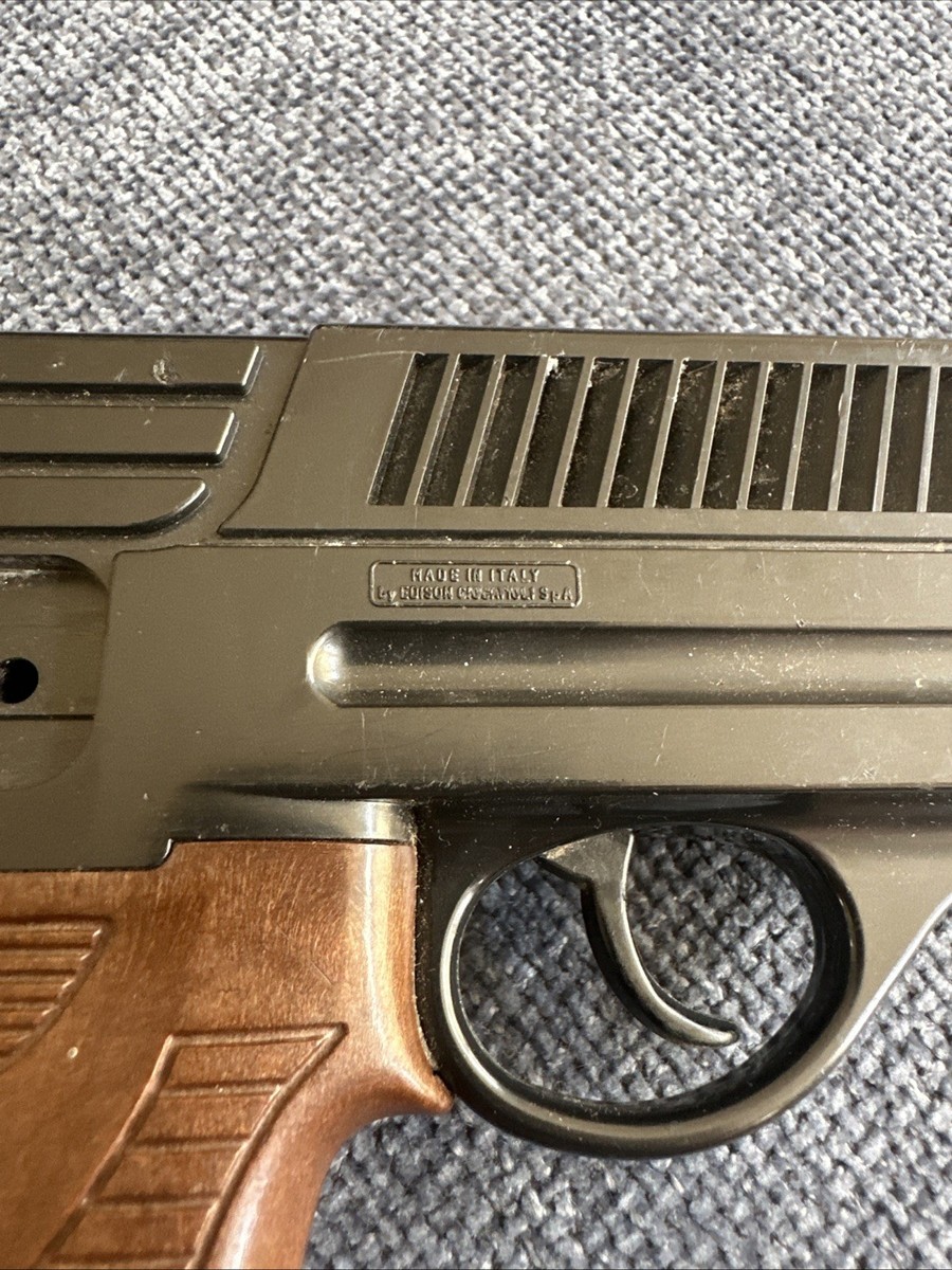 1983 Edison Giocattoli Matic 45 Toy Cap Gun Assault rifle 00365-1