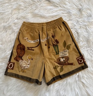 Bode Senior Cord Shorts Tan Small XS