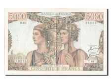 [#202975] Banknote, France, 5000 Francs, 5 000 F 1949-1957   Terre et Mer  , 195