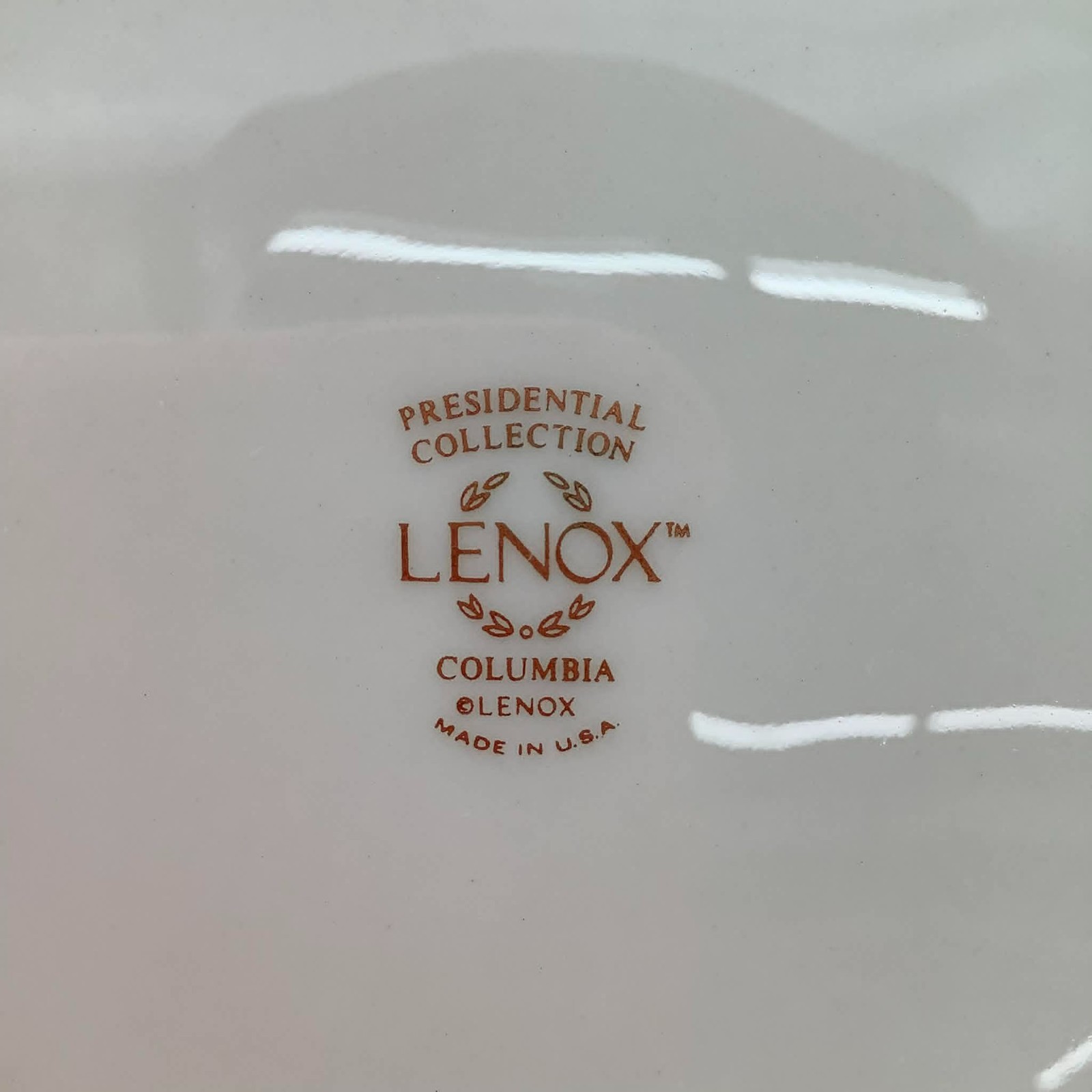 Lenox Columbia Presidential Collection 5pc Place Setting Gold Trim USA