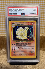 1999 POKEMON BASE SET UNLIMITED NINETALES HOLO #12 PSA 9 MINT RARE ENGLISH PSA9