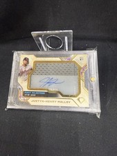 2025 Topps Diamond Icons Justyn-Henry Malloy Auto First Milestone Cleat RC 3/10