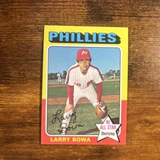 1975 Topps Baseball Larry Bowa #420 Philadelphia Phillies