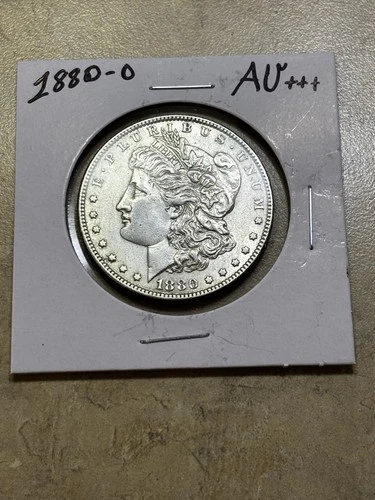 1880-O Morgan Silver Dollar • 90% US Coin • AU+++ • Gorgeous Coin!