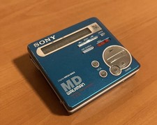 Sony Minidisc MZ-R70 Blue Walkman Recorder