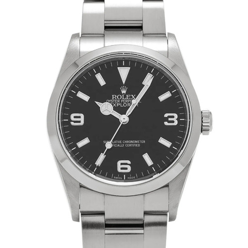 Rolex Explorer 2007 114270 Automatic 36mm Black Dial #WW383