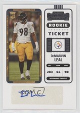 2022 Panini Contenders Rookie Ticket DeMarvin Leal #189 Auto 0x3i